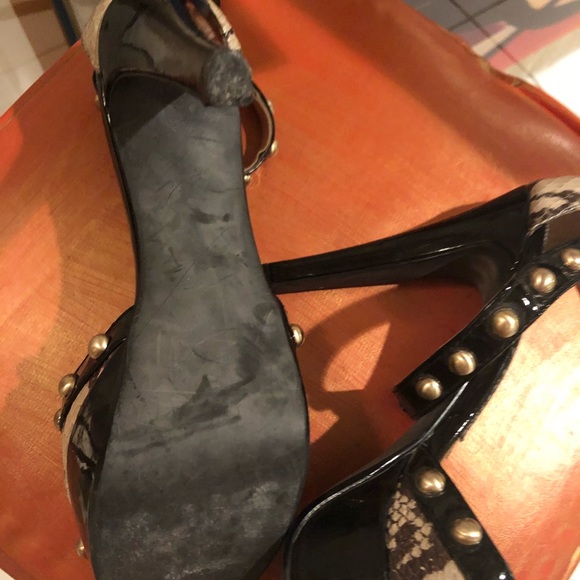 Snakeskin studded platform Michael Kor Heels 👠 - Picture 5 of 6